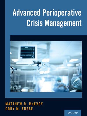 cover image of Advanced Perioperative Crisis Management